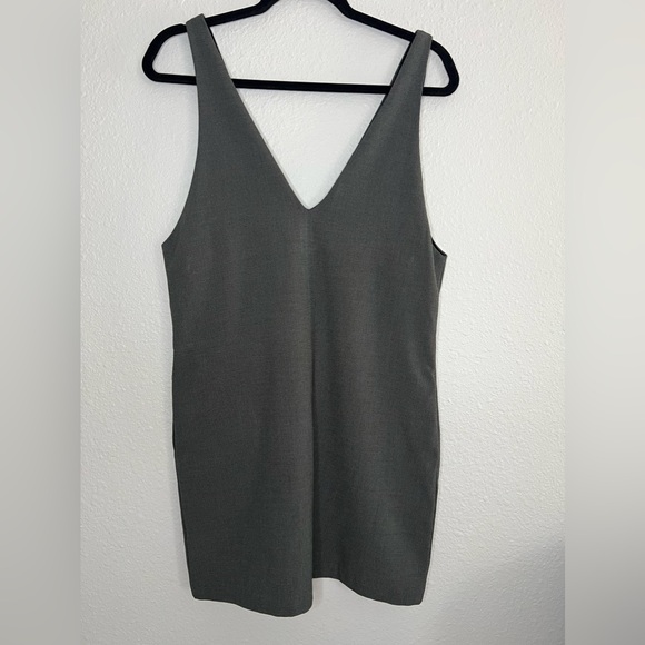Zara Dresses & Skirts - ZARA Grey Mini Sexy Dress With Side Pockets Size S.
